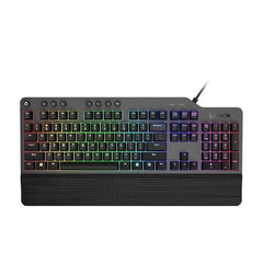 لوحة مفاتيح الألعاب الميكانيكية Lenovo Legion K500 RGB GY40T26478، باللون الأسود