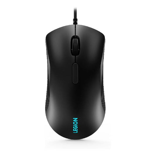 Lenovo Legion M300 RGB Gaming Mouse with 8 Programmable Buttons, USB 2.0, Up to 8000 DPI and 1000 Hz, Ambidextrous, Black, GY50X79384