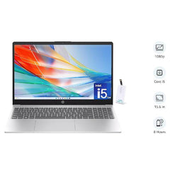 HP 15.6" Laptop, 13th Gen Intel Core i5-1335U, 32GB RAM, 1TB SSD, FHD Anti-Glare Display, Webcam, Numeric Keypad, Wi-Fi, Bluetooth, HDMI, 32GB USB Card, Windows 11 – Silver