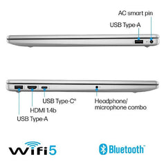 HP 15.6" Laptop, 13th Gen Intel Core i5-1335U, 32GB RAM, 1TB SSD, FHD Anti-Glare Display, Webcam, Numeric Keypad, Wi-Fi, Bluetooth, HDMI, 32GB USB Card, Windows 11 – Silver