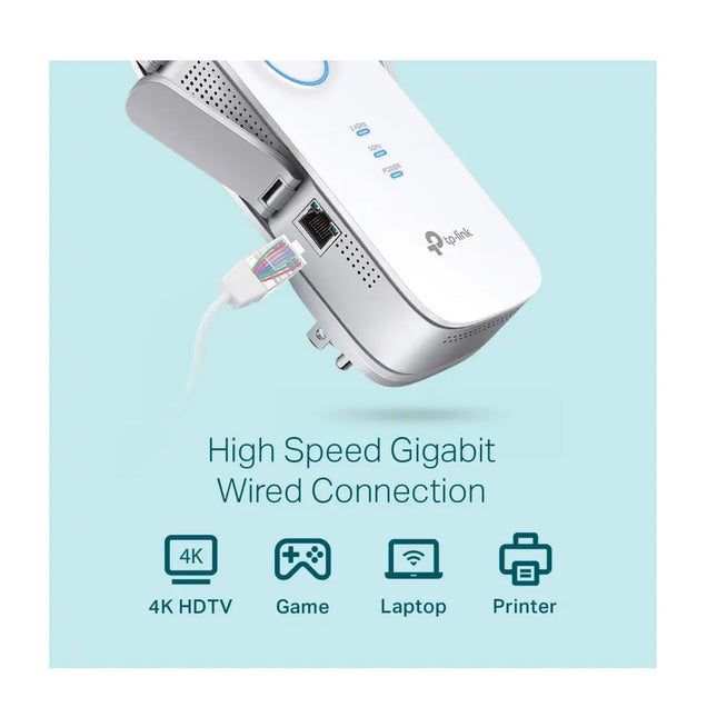 TP-Link AC2600 WiFi Range Extender RE650 Dual Band Gigabit Booster with MU-MIMO
