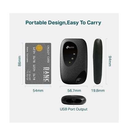 TP-Link M7000 Portable 4G Plus WiFi Hotspot Unlocked LTE Travel MiFi with App Control