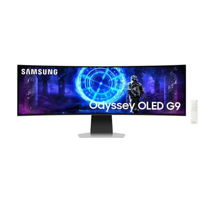Samsung Odyssey G9 49" Curved OLED Gaming Monitor 240Hz 0.03ms White