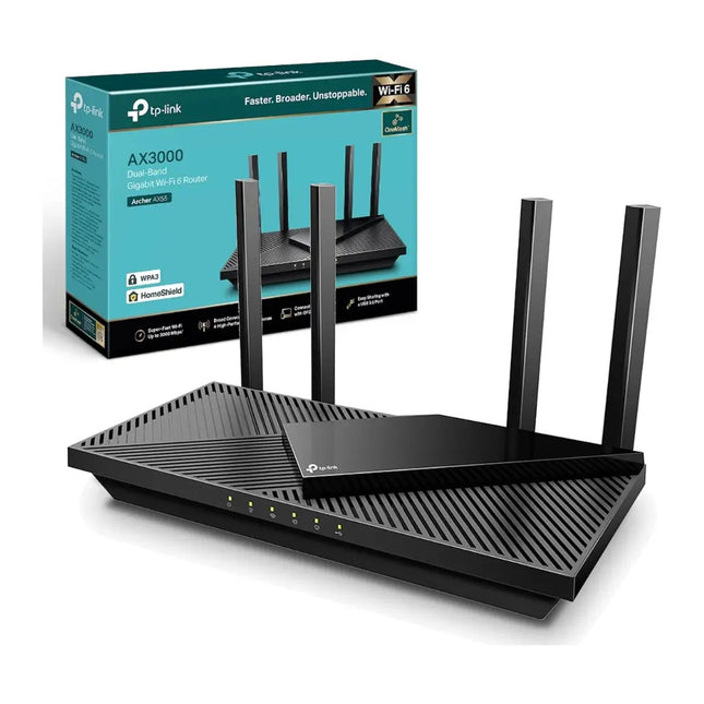 TP-Link Archer AX55 WiFi 6 Router AX3000 Dual Band Gaming Router with Alexa