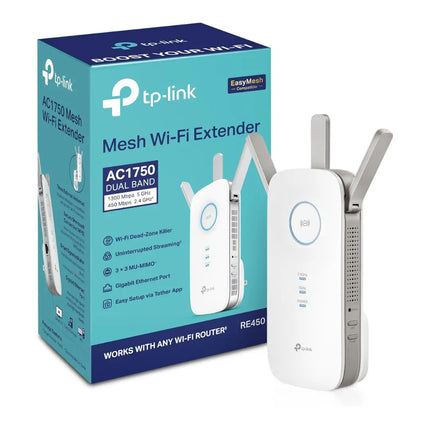 TP-Link AC1750 WiFi Range Extender RE450 Dual Band High Speed Internet Booster