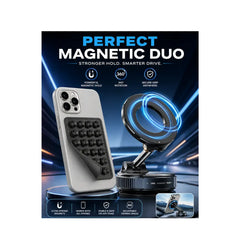 AMALYX Magnetic Phone Mount 2-in-1 360° Car Holder Foldable
