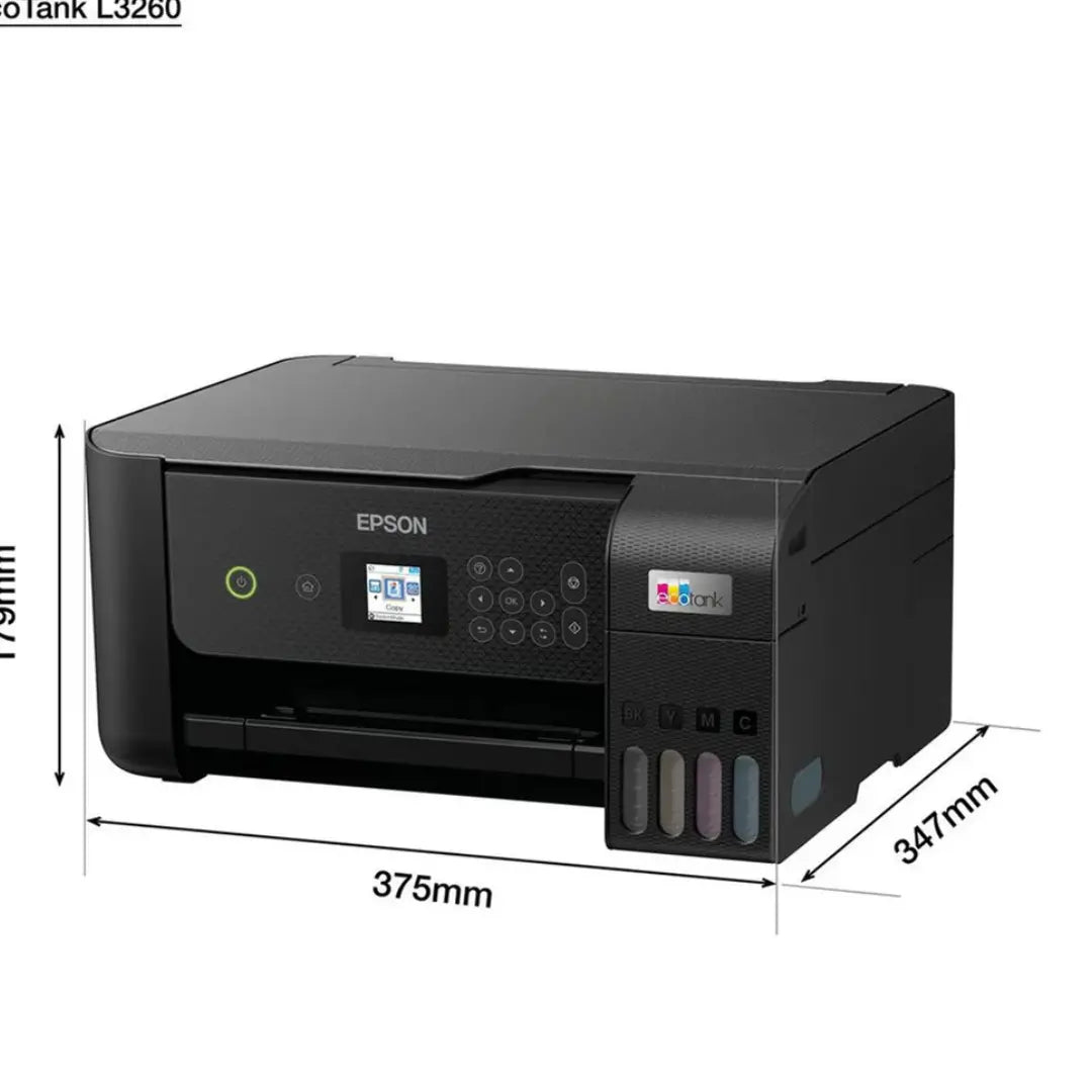 Epson EcoTank L3260 A4 Colour 3-in-1 Wi-Fi Ink Tank Printer