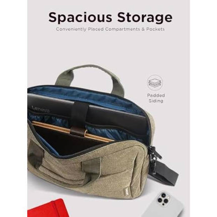 Lenovo T210 15.6” Laptop Backpack Slim Travel Bag Beige