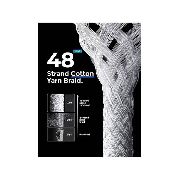 كابل شحن سريع أصلي من USB-C إلى USB-C بقوة 60 واط، متوافق مع سلسلة iPhone 15/16، وSamsung Galaxy، وGoogle Pixel، وجميع أجهزة USB-C - كابل شاحن من النوع C للهواتف والأجهزة اللوحية - Amal Estore