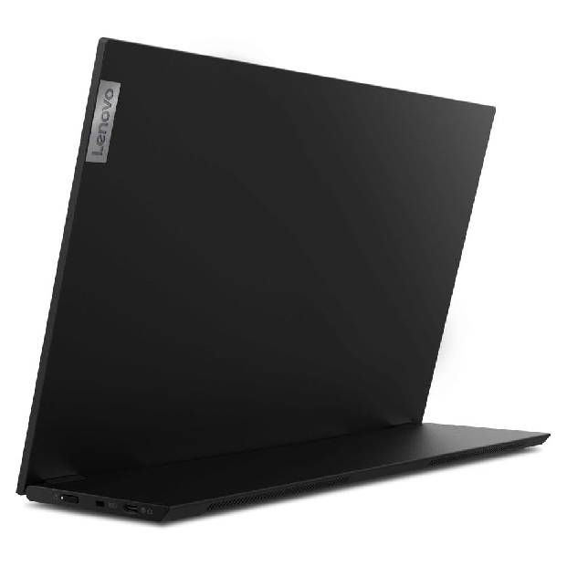 Lenovo ThinkVision M15 15.6" Full HD WLED LCD Monitor - 16:9 - Raven Black