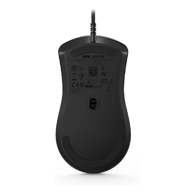 Lenovo Legion M300 RGB Gaming Mouse with 8 Programmable Buttons, USB 2.0, Up to 8000 DPI and 1000 Hz, Ambidextrous, Black, GY50X79384