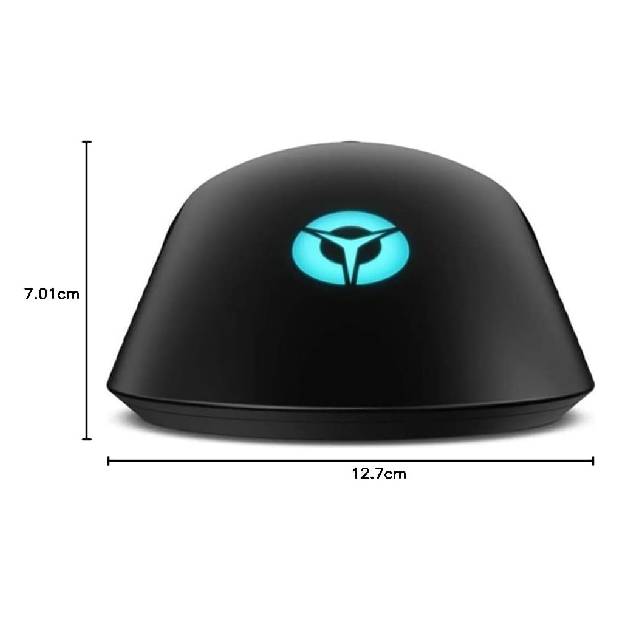 Lenovo Legion M300 RGB Gaming Mouse with 8 Programmable Buttons, USB 2.0, Up to 8000 DPI and 1000 Hz, Ambidextrous, Black, GY50X79384
