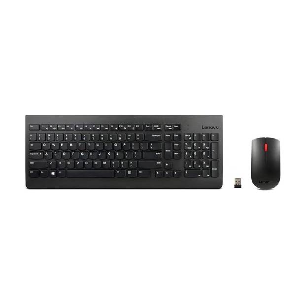 Lenovo 510 Wireless Combo Keyboard with Mouse Combo, GX30N81779, Black