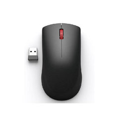 Lenovo Wireless Mouse (WL150) – Ergonomic, 2.4G, 1,000 DPI, 3M clicks, compact, black, USB-A, compatible with laptops and PCs.